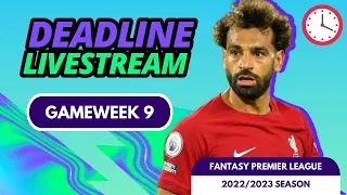 FPL GAMEWEEK 9 DEADLINE STREAM | WILDCARD ACTIVE! | FANTASY PREMIER LEAGUE TIPS 2022/23