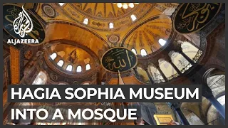 Turkey reconverts Istanbul's Hagia Sophia museum into a mosque