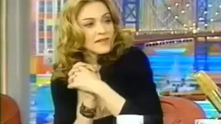 Madonna on Rosie O'Donnell show 2000 part 1