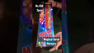 MAGICAL TORCH PENCIL FROM MERCURY CRACKLING unboxing&testing #mercury #diwali #testing #new #cracker