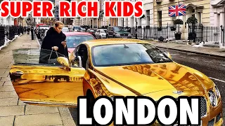 How the RICH KIDS OF LONDON Live + The Arabs who ship their luxury Cars to London live here.