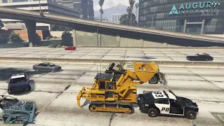 GTA V Online: I made a friend and accidently made Killdozer comeback and shenanigans