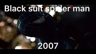 Evolution of Black suit spider man