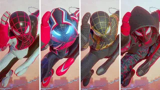 Marvel's Spider-Man: Miles Morales - Ending Scene With Every Suits