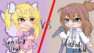 Spoiled brat and Hated child does an outfit battle! | (Original?) | Gacha Club