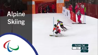 Aleksandra FRANTSEVA |Women's Slalom Runs 1&2 |Alpine Skiing|PyeongChang2018 Paralympic Winter Games