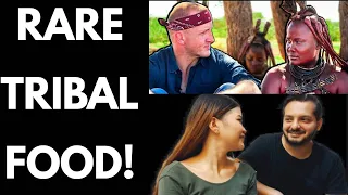 RARE TRIBAL FOOD OF NAMIBIA, Himba Life and Food! - Reaction Video!