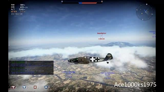 War Thunder Bf 109G 10 Realistic Battle