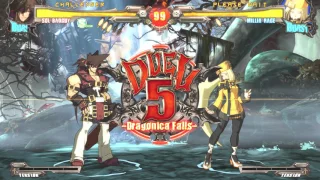 guilty gear xrd rev 2 gameplay on HARD no commentary