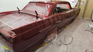 1964 Cadillac Sedan Deville Episode 17 FINALLY painting the car