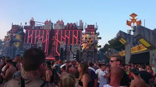 Angerfist vs miss k8 played - @ Dominator 2018