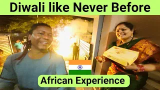 African🇸🇸Witnessing the incredible Diwali Celebration with the Indian family🇮🇳