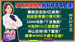 台積電最狂5月營收！Q2財測輕鬆過？集團黑馬更飆？台股還有逾1800點行情？節後變「法人盤」怎操作？金控超級股東會行情可期？3大指標挑「必勝股」？《57股市同學會》陳明君 蕭又銘 吳岳展 鄧尚維