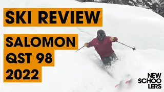 2022 Salomon QST 98 Ski Review - Newschoolers Ski Test