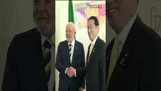 Brazil's Lula, Japan's Kishida Hold Talks On Sidelines Of G7 Summit 2023 | #shorts