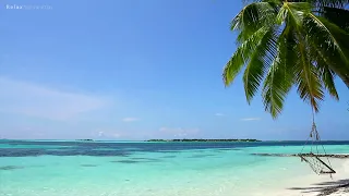 Beautiful Maldives & Relaxing Sleep Music   3 HOURS   4K
