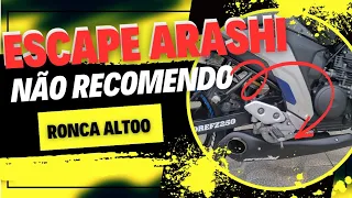 Escapamento Arashi fazer250 é bom? tirando dúvidas e ronco.