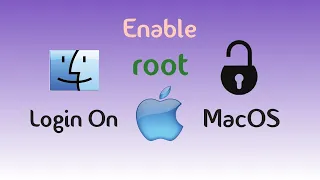 How to Enable root login on macOS