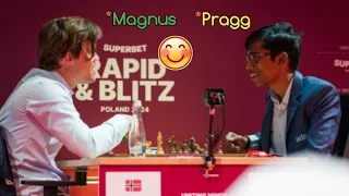 MAGNUS VS PRAGG || World Blitz Chess