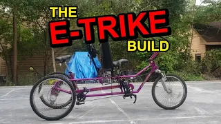 I turned this tandem tricycle into an e-trike! (full video)