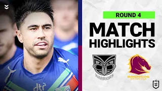 New Zealand Warriors v Brisbane Broncos | Match Highlights | Round 4, 2022 | NRL