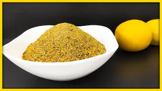 TEMPERO NATURAL, APRENDA  a fazer  LEMON PEPPER CASEIRO | Culinária Rústica