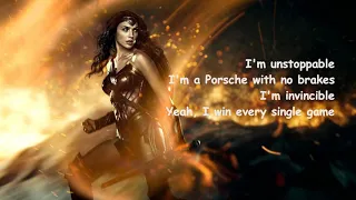 Sia Unstoppable (Wonder Woman) Official Lyric Video by Gagoo Lyrics