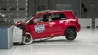 2008 Scion xD moderate overlap IIHS crash test