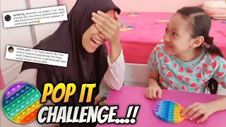 Challenge Pop It 😄 Request Dari Teman Aqilla - Part 1 | Drama Parodi Aqilla's Diary