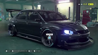 Need For Speed Heat: Mitsubishi Lancer Evolution IX '07 Build