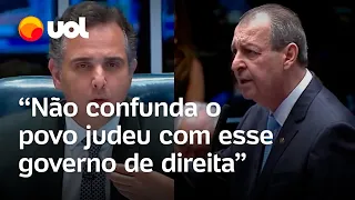 Aziz rebate Pacheco após repúdio a fala de Lula: ’Tipifique o que é matar 30 mil inocentes'