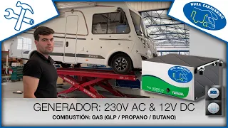 GENERADOR DE 230V & 12V A GAS PARA AUTOCARAVANA - TELAIR TIG 3000G INVERTER - NUSA CARAVANING