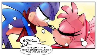 Playing Twister - Sonic x Amy (Sonamy) Comic Dub Comp