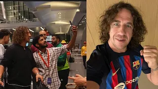 LIVE: Former Spanish International Carles Puyol spotted at Doha airport | Fans arrival in Qatar |