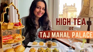 High Tea Buffet at Taj Mahal Palace Hotel Mumbai - Sea Lounge | Mumbai Food Vlog with the best view!