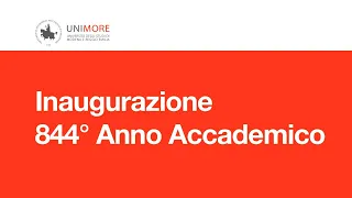 Inaugurazione 844° Anno Accademico Unimore - A.A. 2019/2020