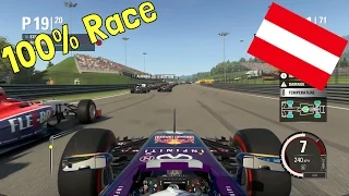 F1 2015 - 100% Race at Red Bull Ring, Spielberg, Austria in Ricciardo's Red Bull