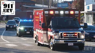 South Portland Fire and Police Responding | Ambulance 41 and Police Car