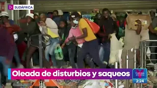 Sudáfrica vive una oleada de disturbios y saqueos masivos | Noticias con Yuriria Sierra