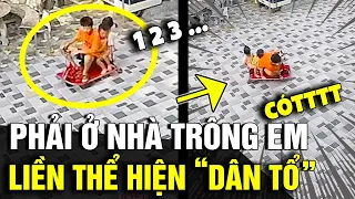 Sinh ra là DÂN TỔ nhưng phải trông em, cu cậu có màn DRIFT MÃN NHÃN gây thót tim | Tin Nhanh 3 Phút