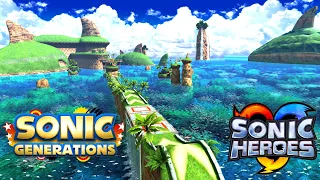 Sonic Generations  -  Seaside Hill Original Remake - 4K 60fps DSR