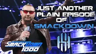 WWE SMACKDOWN LIVE 1000 10/16/18 FULL SHOW RESULTS & REVIEW | JUST A PLAIN SMACKDOWN