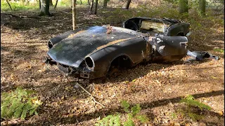 Abandoned Cars - A classic car graveyard hidden deep in Norfolk woodland 4K