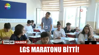 LGS maratonu bitti!