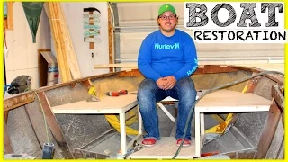 Building Seats // Boat Restoration / Video 10