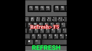 Refresh Shortcut key In Computer|| Computer refresh #computershortcutkeys #computer #shorts