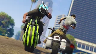 I'M IN TEARS! *MOTORCYCLE MELEE TROLLING!* | GTA 5 THUG LIFE #135