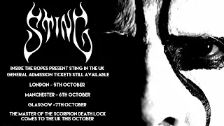 STING IS COMING TO THE UK THIS OCTOBER!