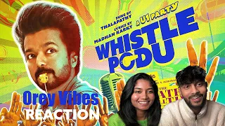 Whistle Podu Reaction Video | GOAT | Thalapathy Vijay | KingQueenReacts | U1 | T-Series