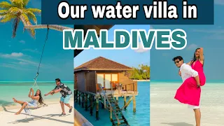 Our Dream Luxury Honeymoon in MALDIVES  PART 2😍 | From India to Maldives | Our WATER VILLA Tour 😱